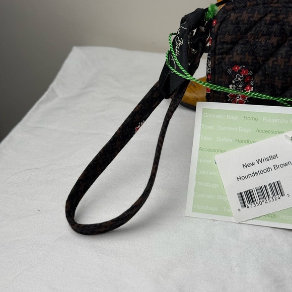 NWT Vera Bradley Houndstooth Brown Wristlet Wallet Retired LAST ONE! - Picture 3 of 7